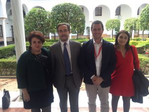 Reunión alcalde Benamaurel y Consejero Fomento